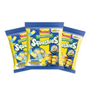 Squashies Drumstick Candy 3 Pack Bundle - Strawberry Flavor Candies - 120g Each - Imported from the UK